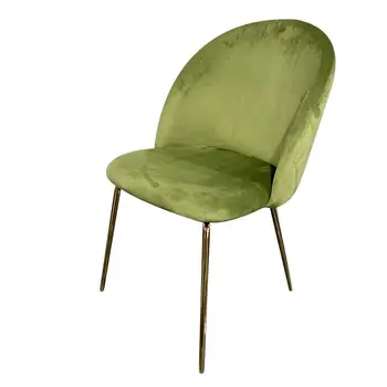 Alta qualidade, Alto volta modernos e confortáveis boucle tecido de veludo colorido nórdicos cadeira cadeiras de jantar de preços
