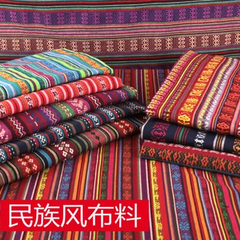 Yunnan Lijiang Estilo Étnico Tecidos Barraca De Pano Conjuntos De Sofá Almofadas Restaurante Barra De Toalha De Mesa, Cortinas De Tecidos Decorativos