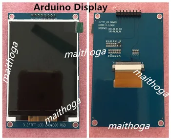 maithoga de 3,2 polegadas 8PIN SPI TFT Tela de LCD colorida com placa de Adaptador ILI9341 ST7789 Unidade IC 240(RGB)*320
