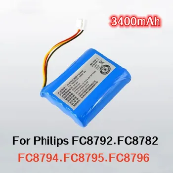 3400mAh Para a Philips FC8792 FC8782 FC8794 FC8795 FC8796 Varrendo robô bateria