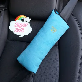 Bebê Travesseiro Cinto de Segurança do Automóvel e assentos de Suspensão Posicionador Protetor de Almofada de Ombro Ajustar Veículo Almofada do Assento para Crianças do Bebê Playpens