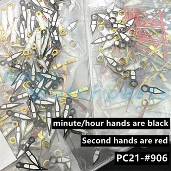 100 Conjuntos de 7mm Cor Misturada ponteiros do Relógio para Hattori Epson PC21 Movimento de Quartzo
