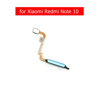 para Xiaomi Redmi Nota 10 do scanner de impressões digitais Conector do cabo do Cabo flexível de Toque ID do Conector do Sensor Cabo flexível de Reparação de Peças de Reposição
