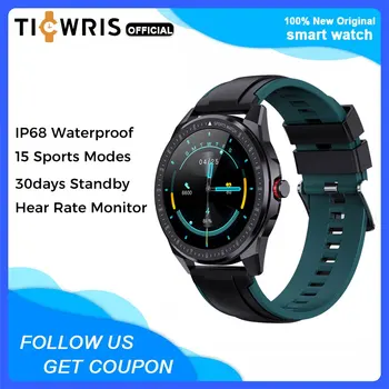 Novo TICWRIS SN88 Smart Watch 2022 Full Touch de Fitness Tracker IP68 Waterproof a frequência Cardíaca de Esportes Bluetooth RS Smartwatch Para Homens