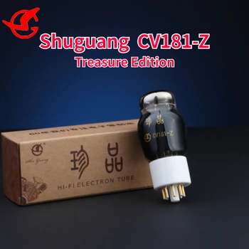 Shuguang CV181-Z Tubo de Vácuo de Substituição 6SN7 CV181 6N8P 6H8C ECC32 CV1998 APARELHAGEM hi-fi Áudio Tubo da Válvula de Correspondência Quad Amplificador de Áudio