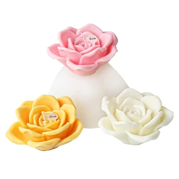 Vela artesanal de Fazer Peônia Flor Molde de Silicone Perfeito para Estúdios de Arte e Lojas de Tomada de Flor de Sabão Molde