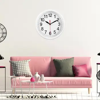 Número Relógio de Parede Durável Relógio de Quartzo Elegante Relógio de Quartzo para a Home do Café de Decoração de bens Não-tique-taque do Relógio Parede com para Jantar
