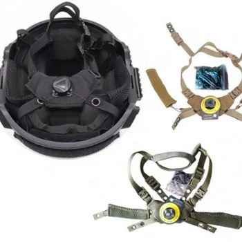 Capacete Interior do Sistema de Suspensão de Tiro Caça CS Capacetes de Cabeça Ajustável Bloqueio Correia de Acessórios do capacete militar