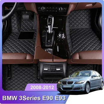 Ajuste personalizado do Assoalho do Carro Tapete para BMW Série 3 E90 E93 Acessórios de Interior Tapete Carpete Espessa Personalizar para a Esquerda e Direita da Unidade