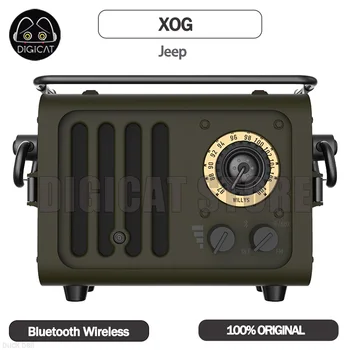 XOG sem Fio Bluetooth alto-Falante Portátil Retrô de Som Jeep Som de Rádio ao ar livre Acampamento de Música de Alta Qualidade alto-Falante de Graves os Homens Presentes